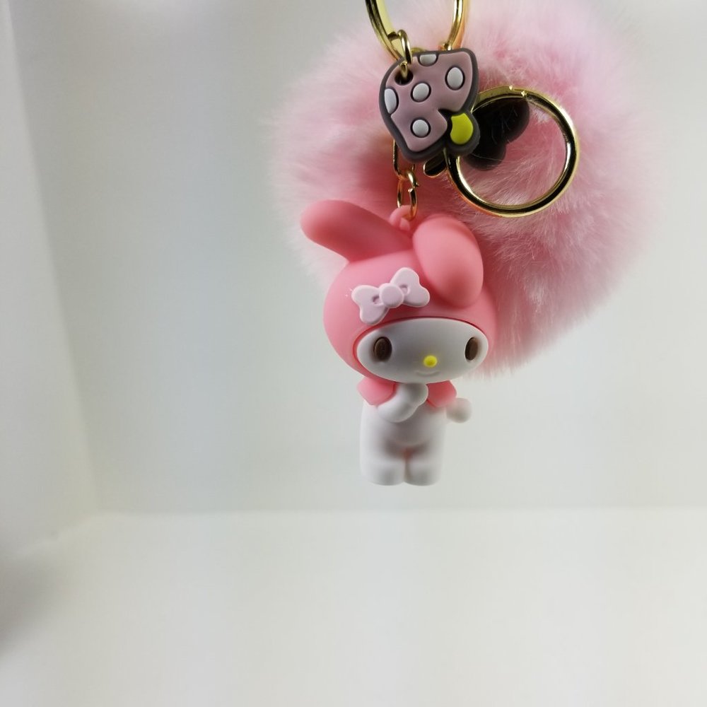 Hello Kitty Pom Pom Key Chain - Picture 11 of 11